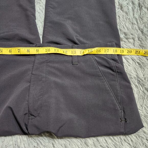 Under Armour Golf Pants Men 36x32 Black Solid Straight Leg Chino All Season Gear - Picture 7 of 12